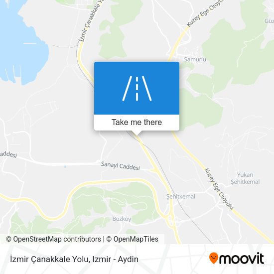 İzmir Çanakkale Yolu map