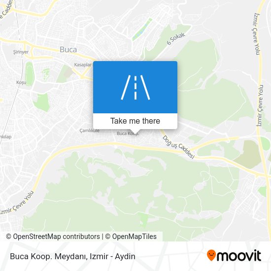 Buca Koop. Meydanı map