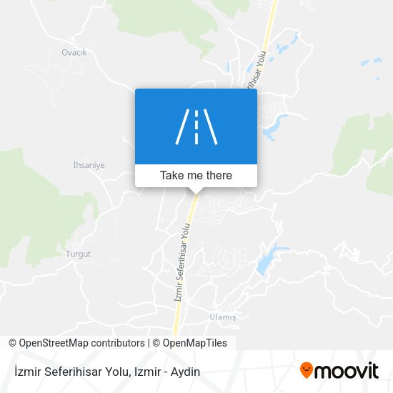 İzmir Seferihisar Yolu map