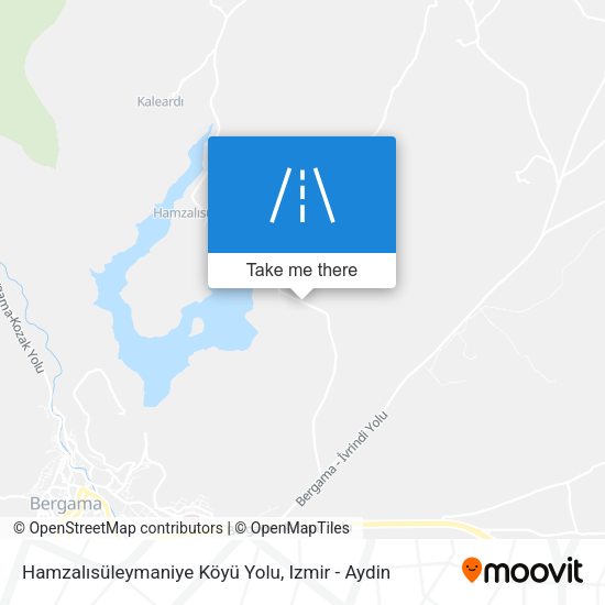 Hamzalısüleymaniye Köyü Yolu map