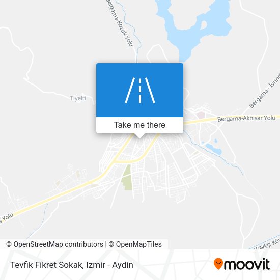 Tevfik Fikret Sokak map