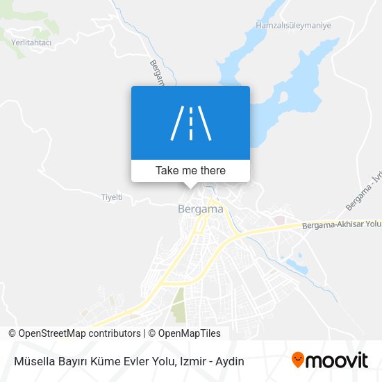 Müsella Bayırı Küme Evler Yolu map