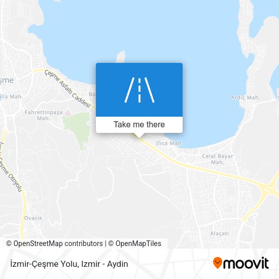 İzmir-Çeşme Yolu map