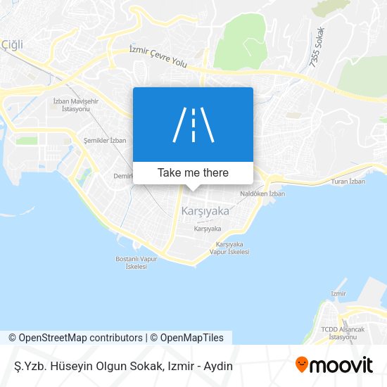 Ş.Yzb. Hüseyin Olgun Sokak map