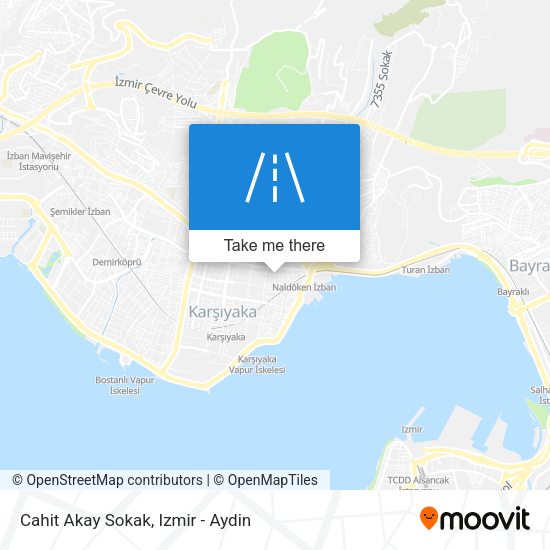 Cahit Akay Sokak map