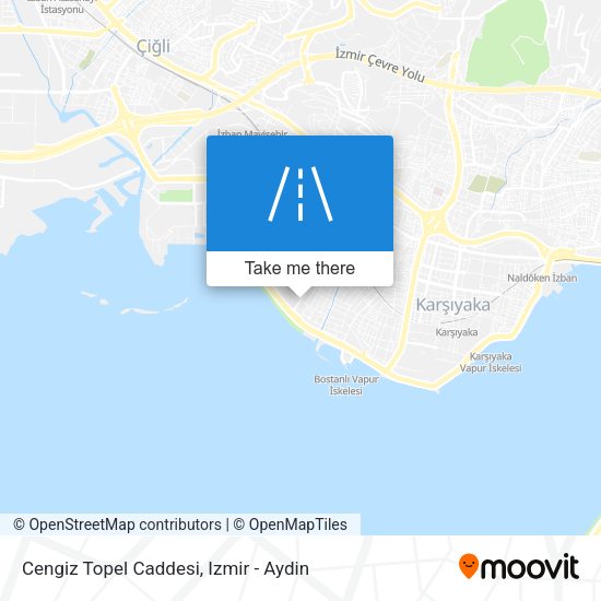 Cengiz Topel Caddesi map