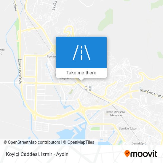 Köyiçi Caddesi map