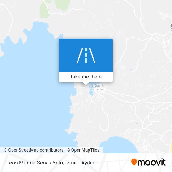 Teos Marina Servis Yolu map