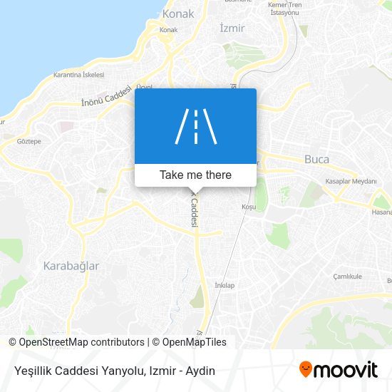 Yeşillik Caddesi Yanyolu map