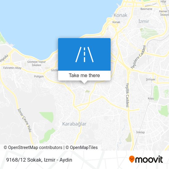 9168/12 Sokak map