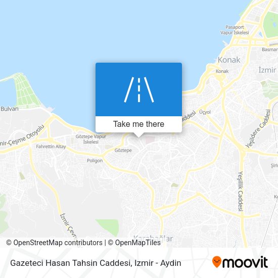 Gazeteci Hasan Tahsin Caddesi map