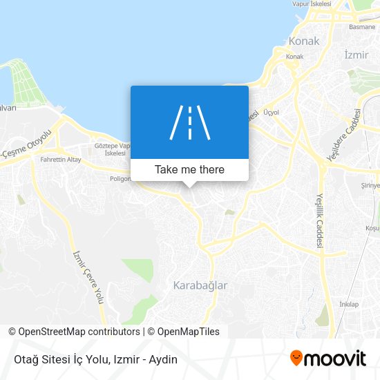 Otağ Sitesi İç Yolu map