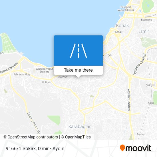9166/1 Sokak map