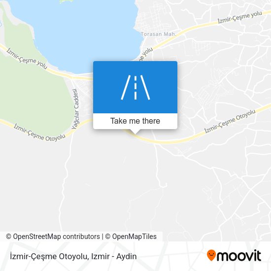 İzmir-Çeşme Otoyolu map