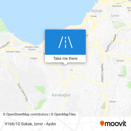 9168/10 Sokak map