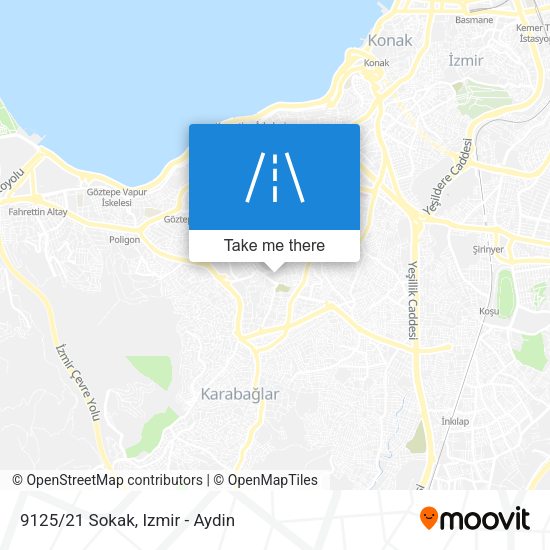 9125/21 Sokak map
