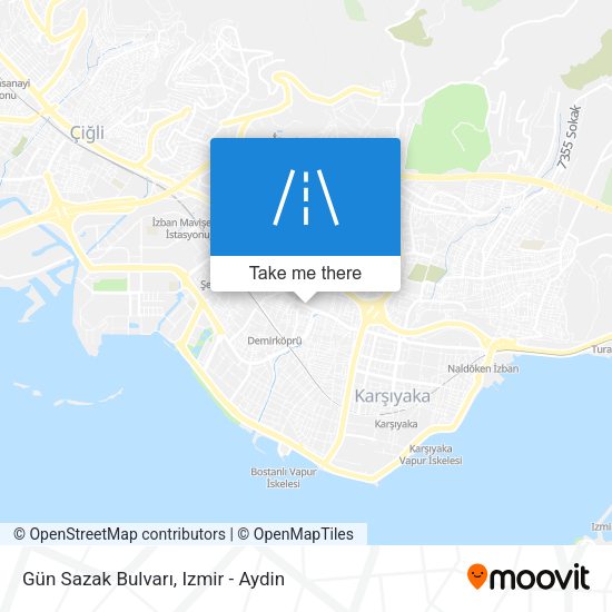 Gün Sazak Bulvarı map