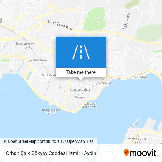 Orhan Şaik Gökyay Caddesi map