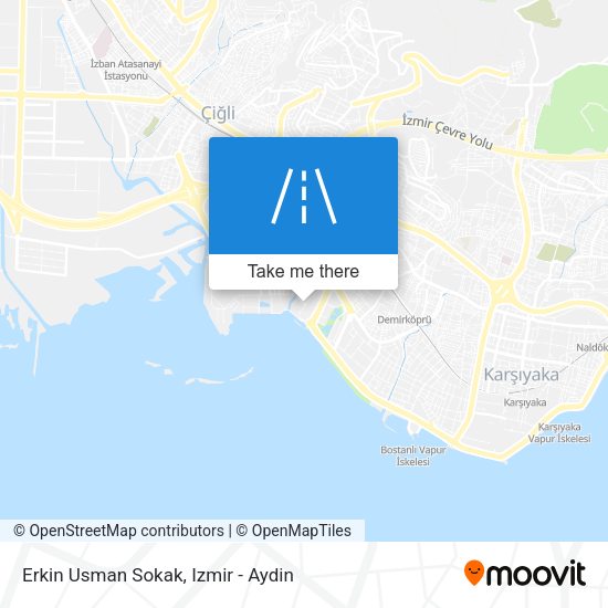 Erkin Usman Sokak map