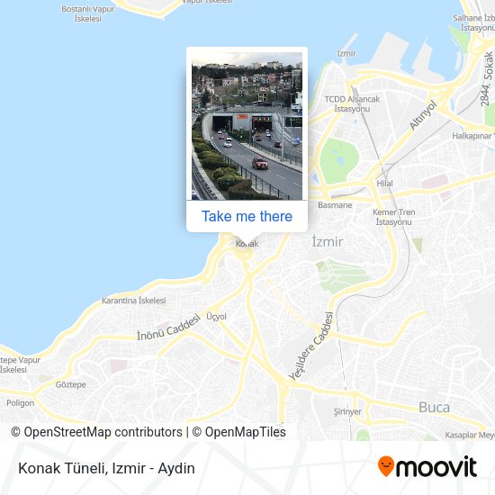 Konak Tüneli map