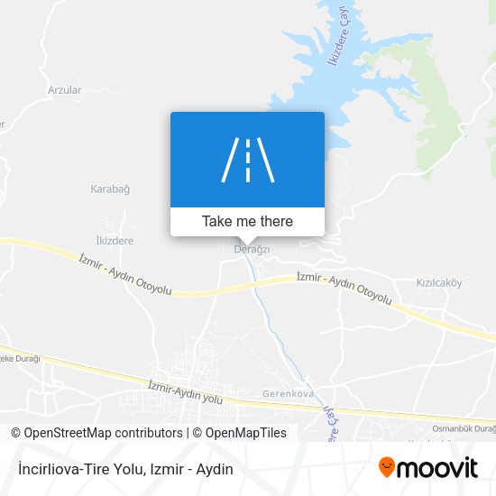 İncirliova-Tire Yolu map