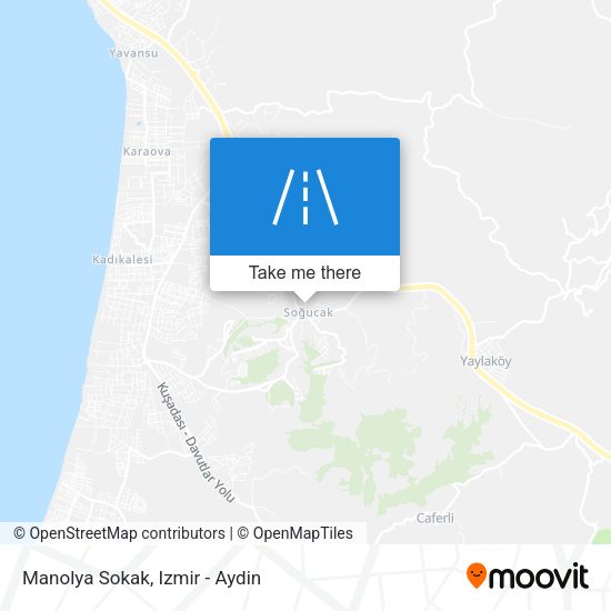 Manolya Sokak map