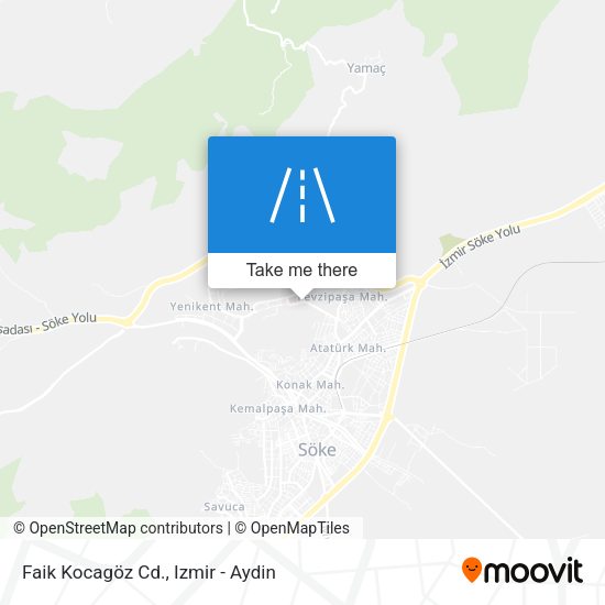 Faik Kocagöz Cd. map