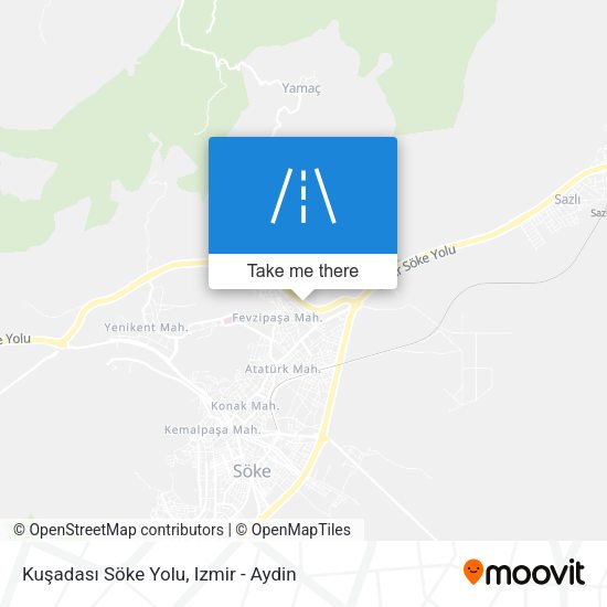 Kuşadası Söke Yolu map