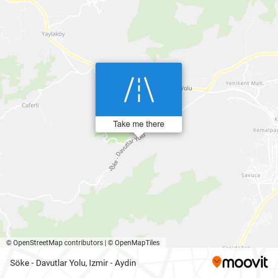 Söke - Davutlar Yolu map