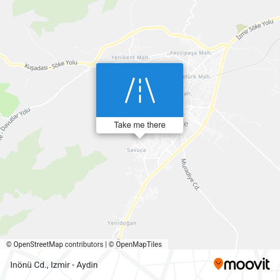 Inönü Cd. map