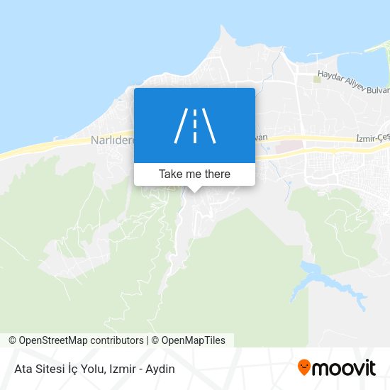 Ata Sitesi İç Yolu map