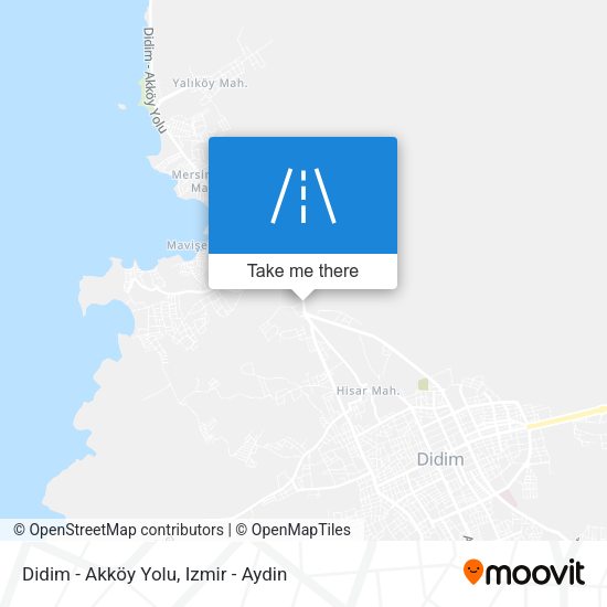 Didim - Akköy Yolu map