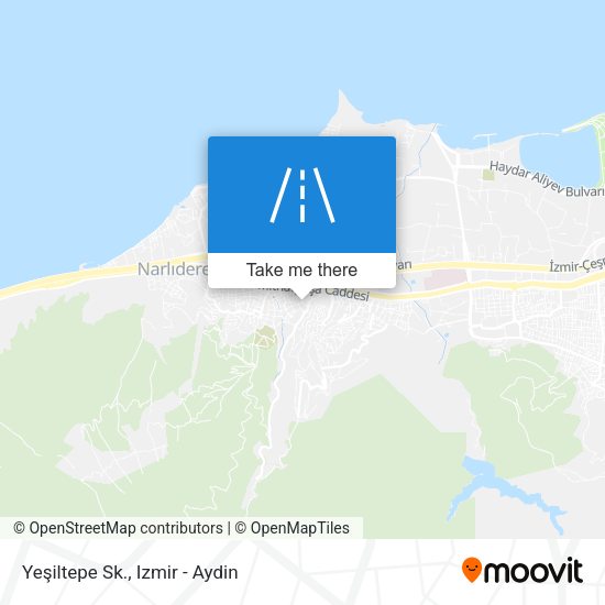 Yeşiltepe Sk. map