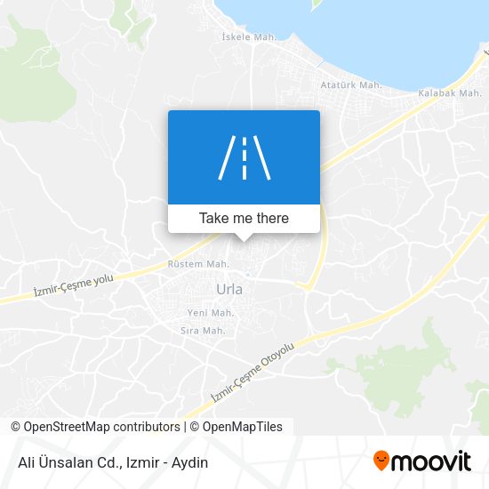 Ali Ünsalan Cd. map