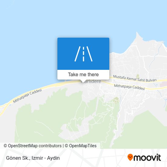 Gönen Sk. map