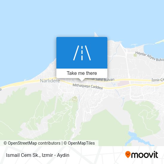 Ismail Cem Sk. map