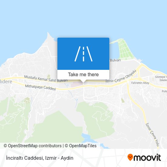 İnciraltı Caddesi map