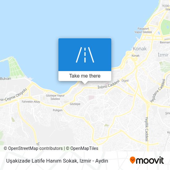 Uşakizade Latife Hanım Sokak map