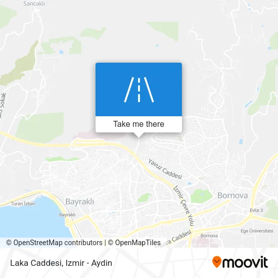 Laka Caddesi map