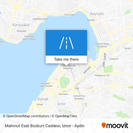 Mahmut Esat Bozkurt Caddesi map