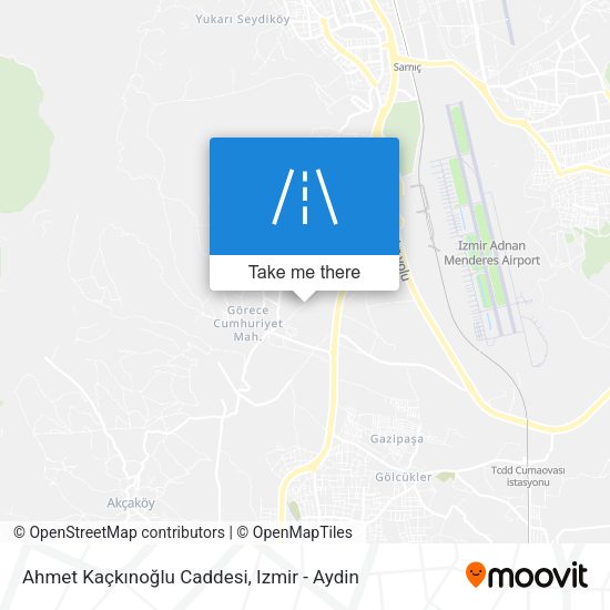 Ahmet Kaçkınoğlu Caddesi map