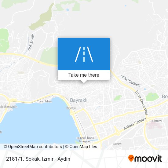 2181/1. Sokak map
