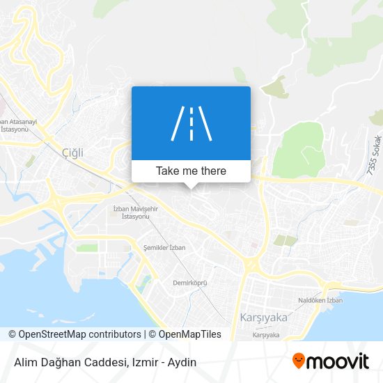 Alim Dağhan Caddesi map