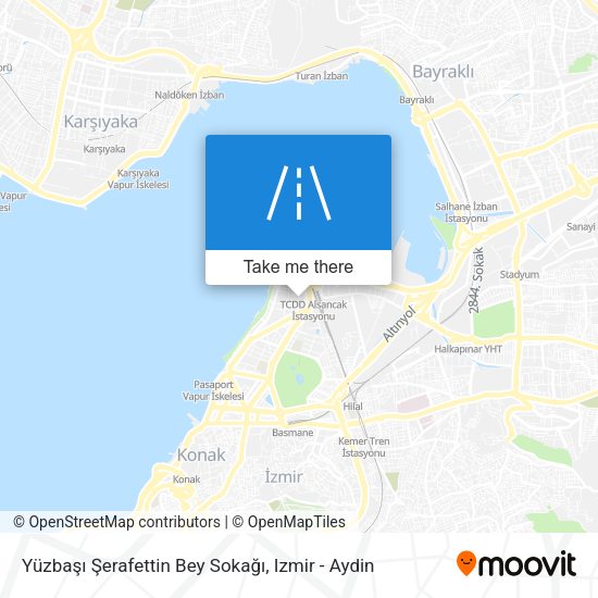 Yüzbaşı Şerafettin Bey Sokağı map