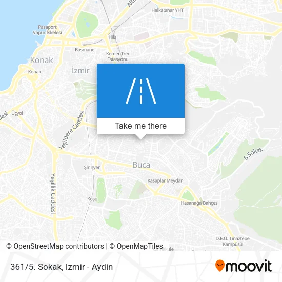 361/5. Sokak map