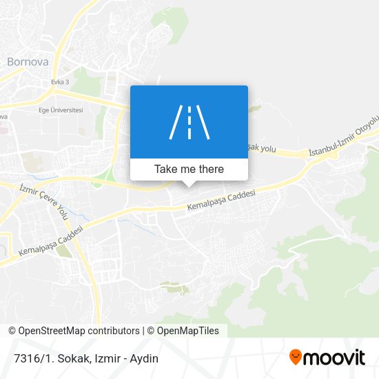 7316/1. Sokak map