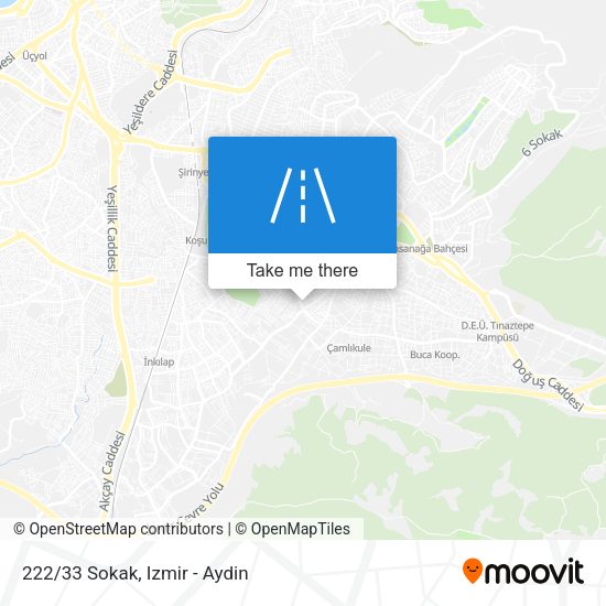 222/33 Sokak map