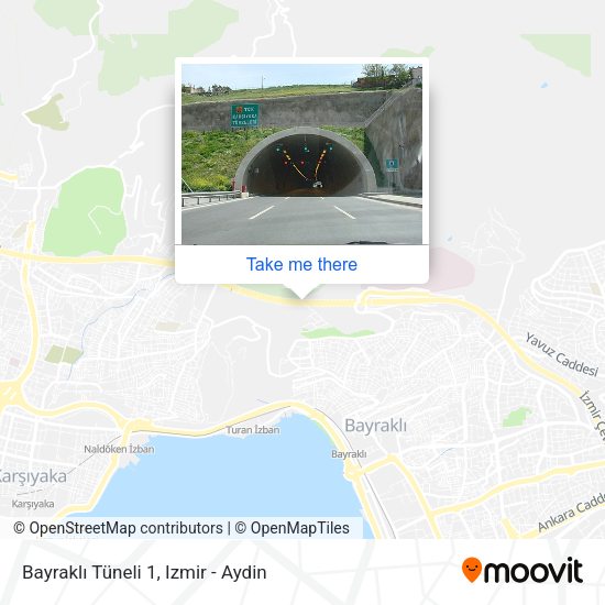 Bayraklı Tüneli 1 map