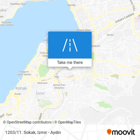 1203/11. Sokak map