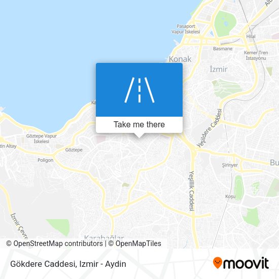 Gökdere Caddesi map